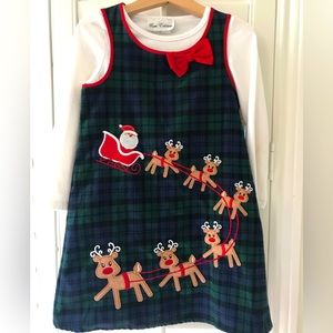 *Like New* Rare Editions Girls Christmas Dress